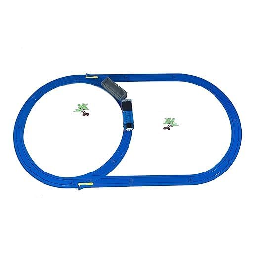 Battery Operated Tomas Toy Train Track Set with Sound and Flashing Lights Train with Coal Wagon, Tanker
