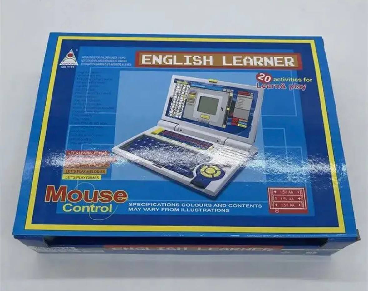 Kids Learning Laptop Notebook Toy With 20 Fun Activity Learning Modes To Learn Alphabet,Words,Numbers,Play Games&Music-Learning Educational Computer for Kids Ages 3+ with Mouse,Multicolor